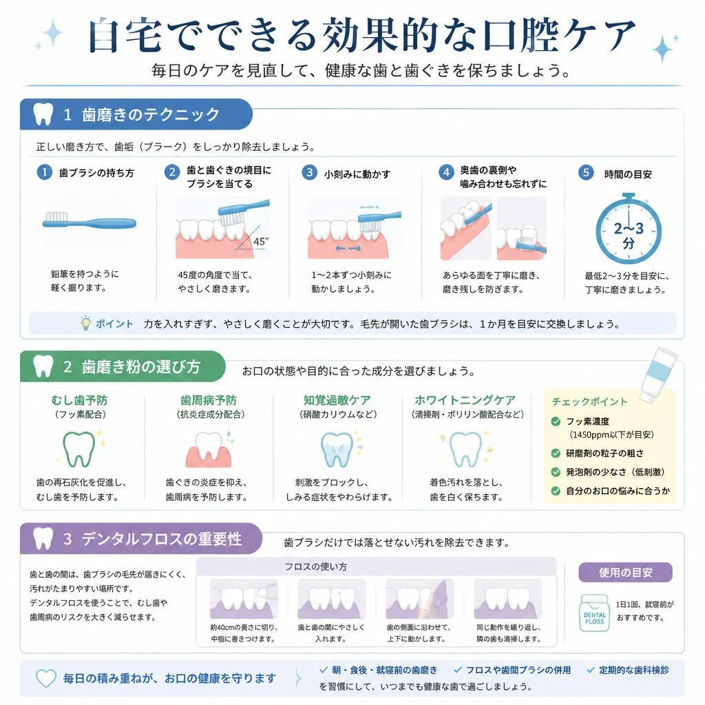 美白のための口腔ケア法